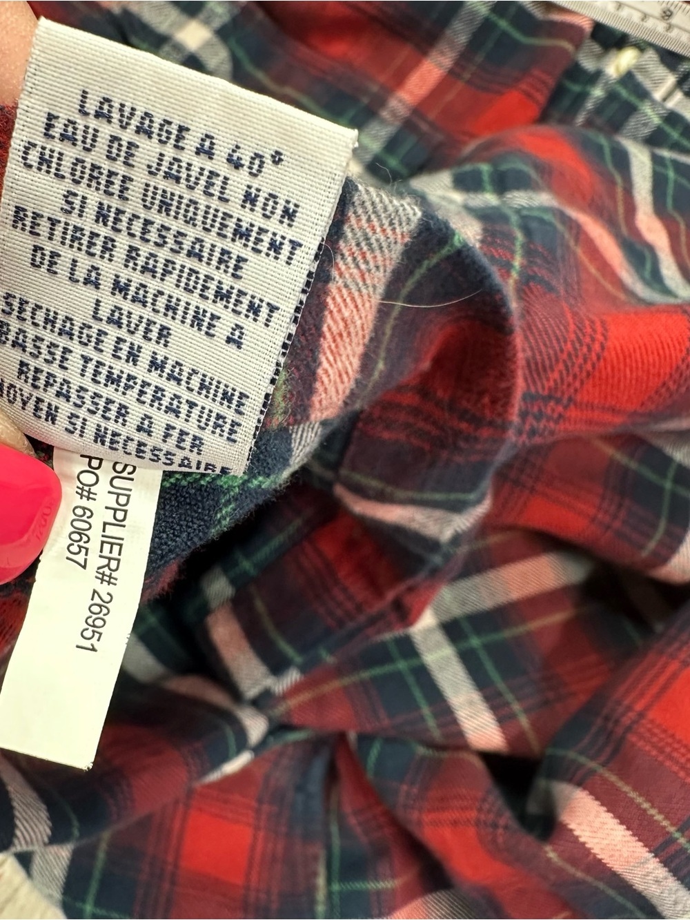 Polo Ralph Plaid Button up cotton flannel Shirt men L winter layering outdoor - Picture 8 of 8